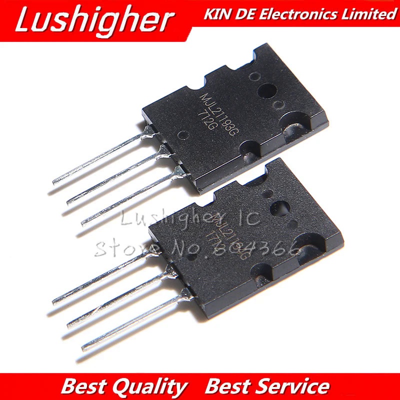 5 chiếc MJL21193 + 5 chiếc MJL21194 TO-3PL MJL21193G MJL21194G TO-3P Tổng cộng 10 chiếc