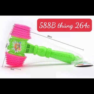 Búa đập Búa đồ chơi trẻ em, búa nhưa hơi 2 đầu giáo cụ dạy học tiếng anh của giáo viên