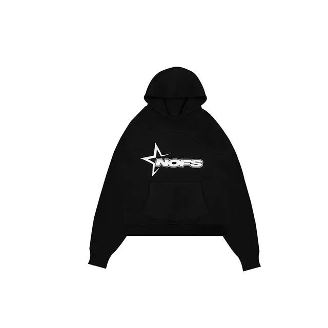Áo Hoodie Dáng Rộng In Chữ y2k Phong Cách harajuku hip hop Thời Trang 2023