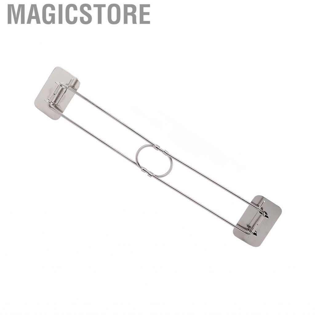 Magicstore RV Corner Storage Bar Stainless Steel Adjustable Rod W/Hook US
