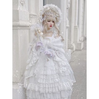 Váy lolita thiên thần cầu nguyện cao cấp phong cách pháp cổ điển mới 2023