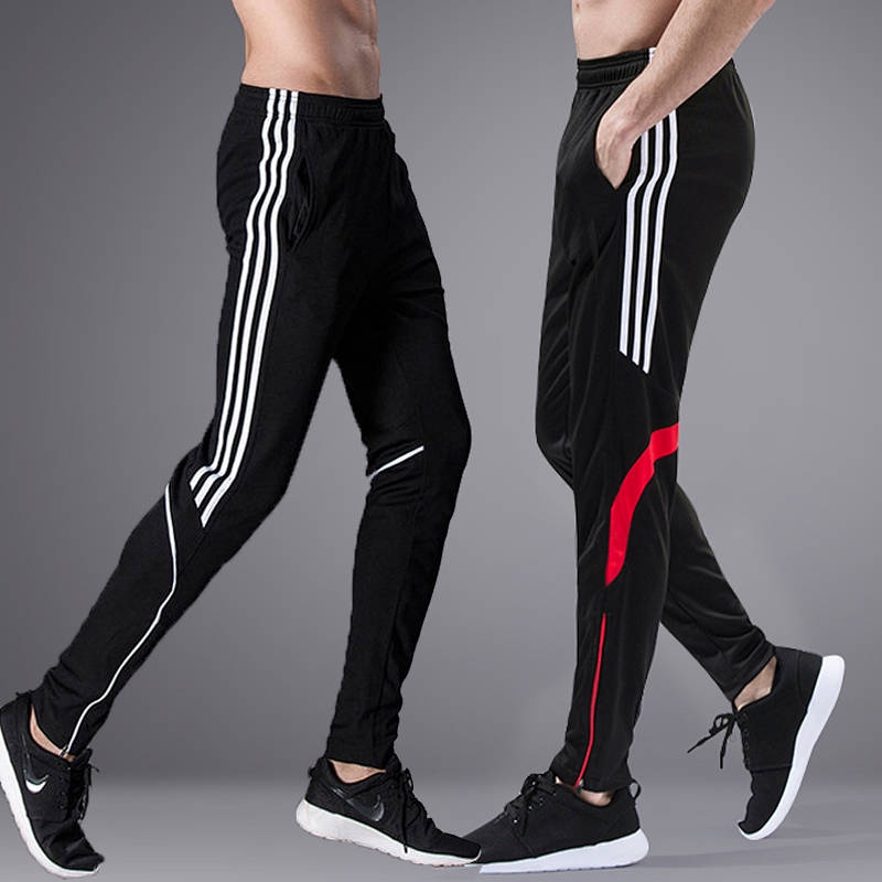 Autumn Quality Sports Trousers Men's Winter Fleece-Lined Thermal Casual Trousers Skinny Pants Sports