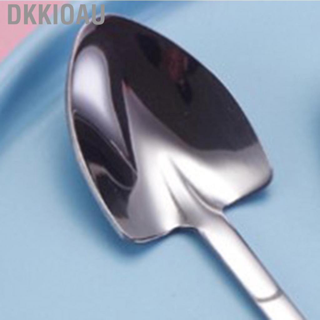 Dkkioau Shovel Ice Cream Spoon  Portable Rust Proof Stainless Steel for Outdoor