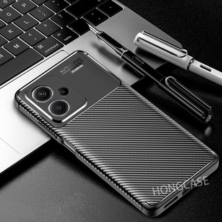 Ốp lưng cho Xiaomi Redmi note 13 Pro plus 5G note13 13Pro 13Pro + 13Proplus Turbo3 2024 Vỏ điện thoại silicon TPU mềm bằng sợi Carbon Vỏ điện thoại silicon chống sốc