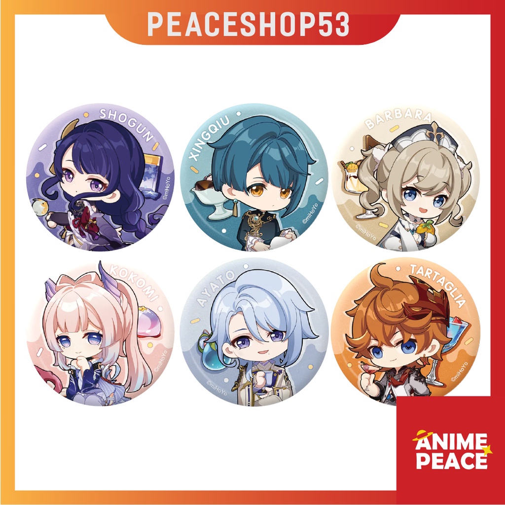 Huy hiệu Genshin Impact Liyue Lấp Lánh Huy Hiệu Game Genshin Impact Phụ Kiện Anime Manga Ver 13 HH57