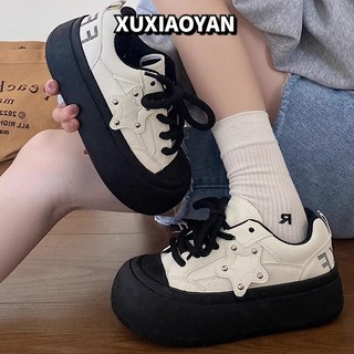 Giày thể thao nữ XUXIAOYAN đế dày siêu nhẹ thoáng khí thời trang retro 33Z080460
