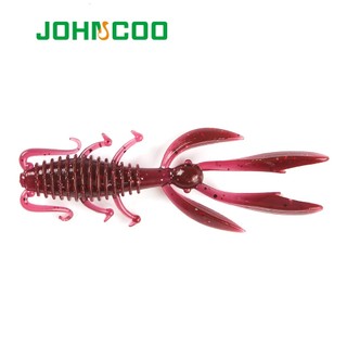 10 Mồi Tôm Giả Câu Cá Mềm 65mm 75mm