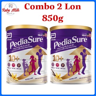 [Date 6.2026] Combo 2 Lon Sữa Bột Pediasure 10+ Hương Vani 800g (cho trẻ từ 10 tuổi trở lên)