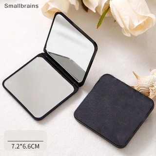 Gương trang điểm mini bỏ túi 2 mặt hình vuông dễ thương