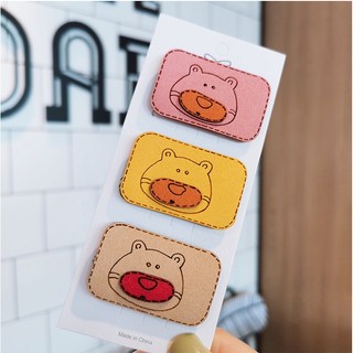 Miếng Dán Tóc Mái Màu Đỏ Dễ Thương Cho Bé Gái