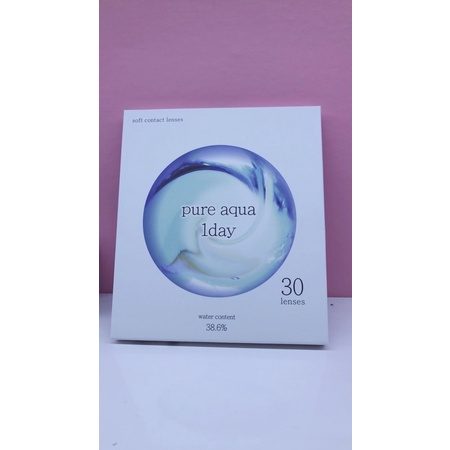 1 DAY  Kính áp tròng trong suốt 24H PURE AQUA Nhật Bản