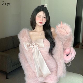 Giyu Chic váy nữ Đầm Body Cho thời váy thời trang Đơn giản Trendy Popular WLQ24104VV 1Z240105