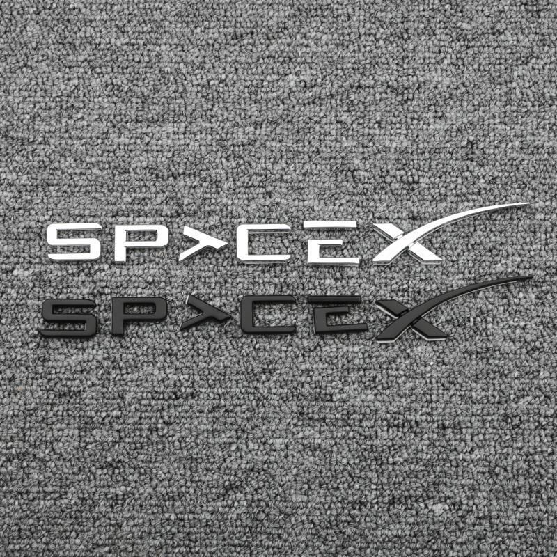 Thích hợp cho Tesla Tesla Tesla SpaceX Nhãn Xe Ô Tô Nhãn Từ Mẫu 3 SX Sửa Đổi Nhãn Chữ Cái Tiếng Anh 