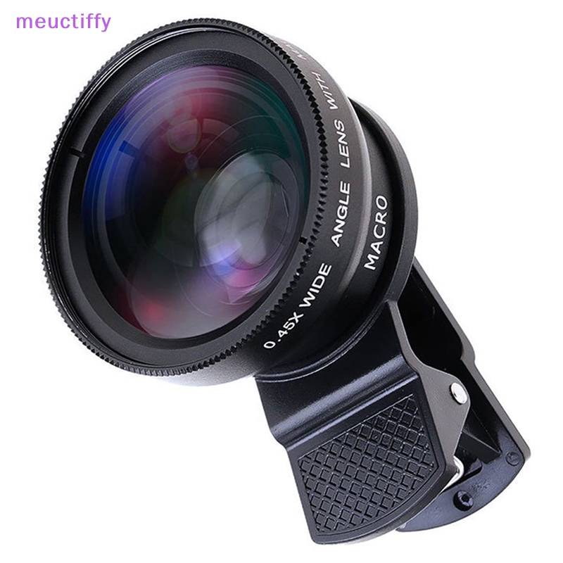 Bộ Lens Mắt Cá Góc Rộng 0.45X 2 Trong 1 Kẹp Điện Thoại Thông Minh VM