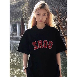 NRVP Áo Thun Unisex Tay Ngắn Cổ Tròn Dáng Rộng Kích Thước Ngoại Cỡ Thời Trang Năm Mới 2024
