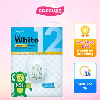 Bỉm tã quần siêu cao cấp Nhật Bản Whito size M 58 miếng