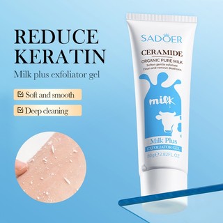  Gel Sữa Tẩy Tế Bào Chết SADOER Ceramide Cải Thiện Làn Da Mịn Màng Và Trắng Sáng 80g 
