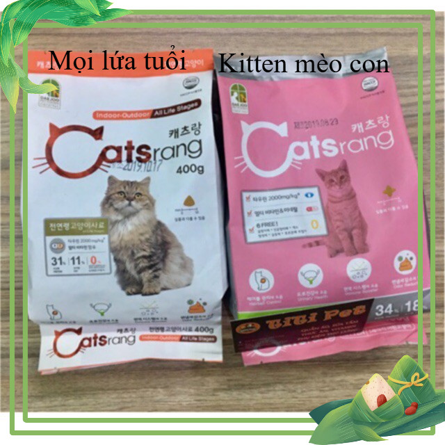THỨC ĂN CHO MÈO CATSRANG 400g-Chubby Mew