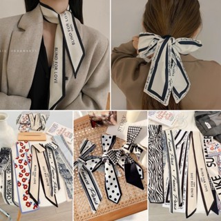 Khăn cột tóc turban lụa quấn túi xách quàng cổ phụ kiện dễ thương cho nữ đẹp phong cách Hàn Quốc AAA iLita