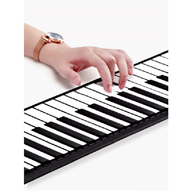 Piano Phím Cuộn xếp gọn hỗ trợ bluetooth - hàng cao cấp