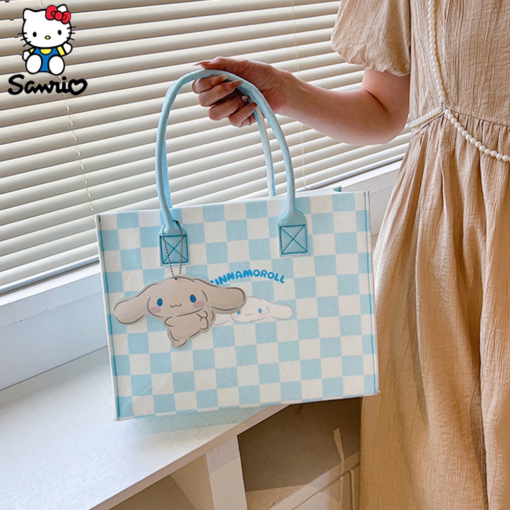 Mới Túi Xách Tay / Đeo Vai Sức Chứa Lớn Họa Tiết Hoạt Hình kuromi my melody Cho Nữ