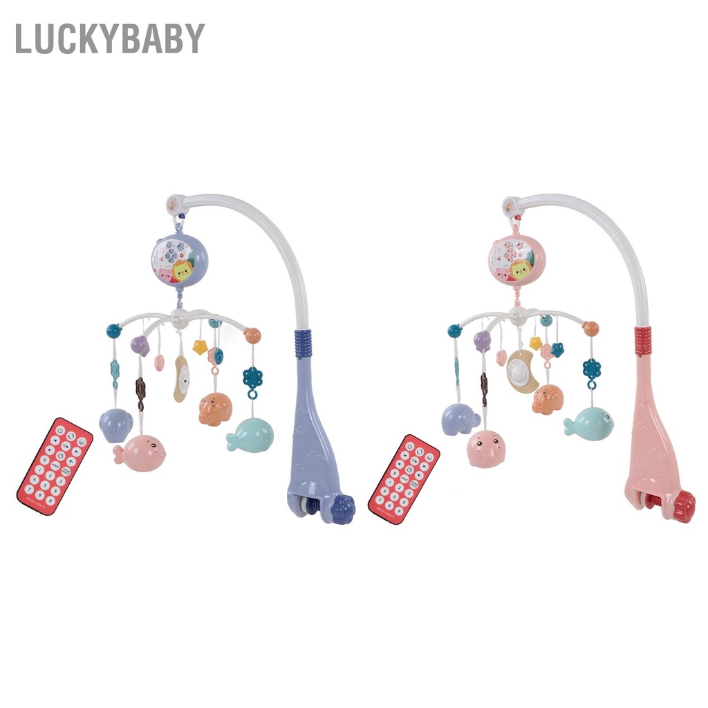Treo Nôi Cho Bé có Nhạc Xoay 360 Độ Điều khiển từ xa - LUCKYBABY