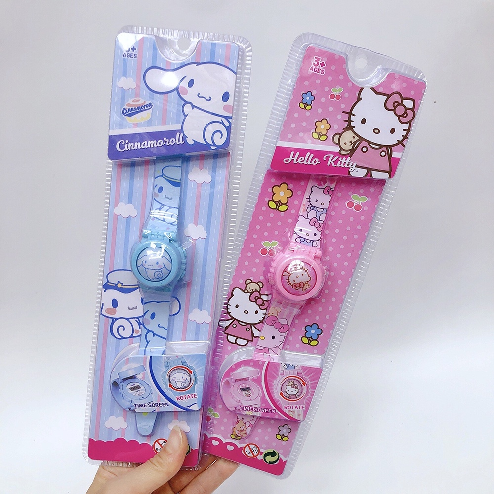 Sanrio Đồng Hồ Điện Tử Hình Hoạt Hình Xinh Xắn Cho Bé