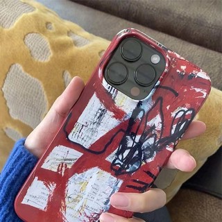 Ốp Điện Thoại Chống Bụi Bẩn Họa Tiết graffiti Kiểu retro Cho iphone14 11 / 12 / 13 / xs / xr / 78plus