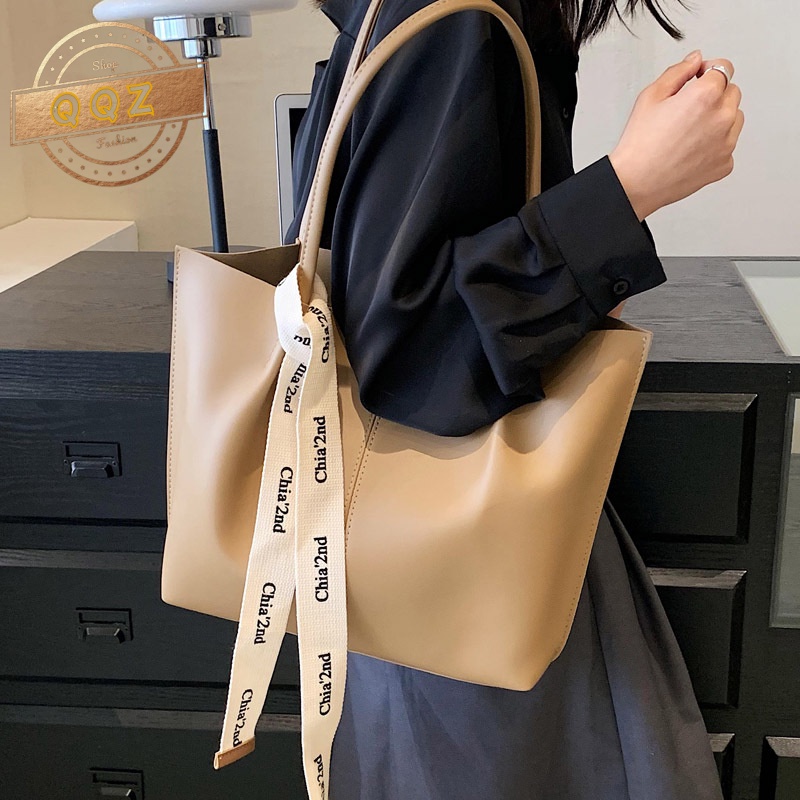 QQZ túi xách nữ tote công sở văn phòng to đeo vai đi học đi làm 2023NEW L99S185 36Z230904