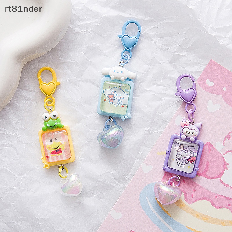 Rt sanrio Móc Chìa Khóa Hình kuromi cinnamoroll Dễ Thương Trang Trí Balo Đi Học