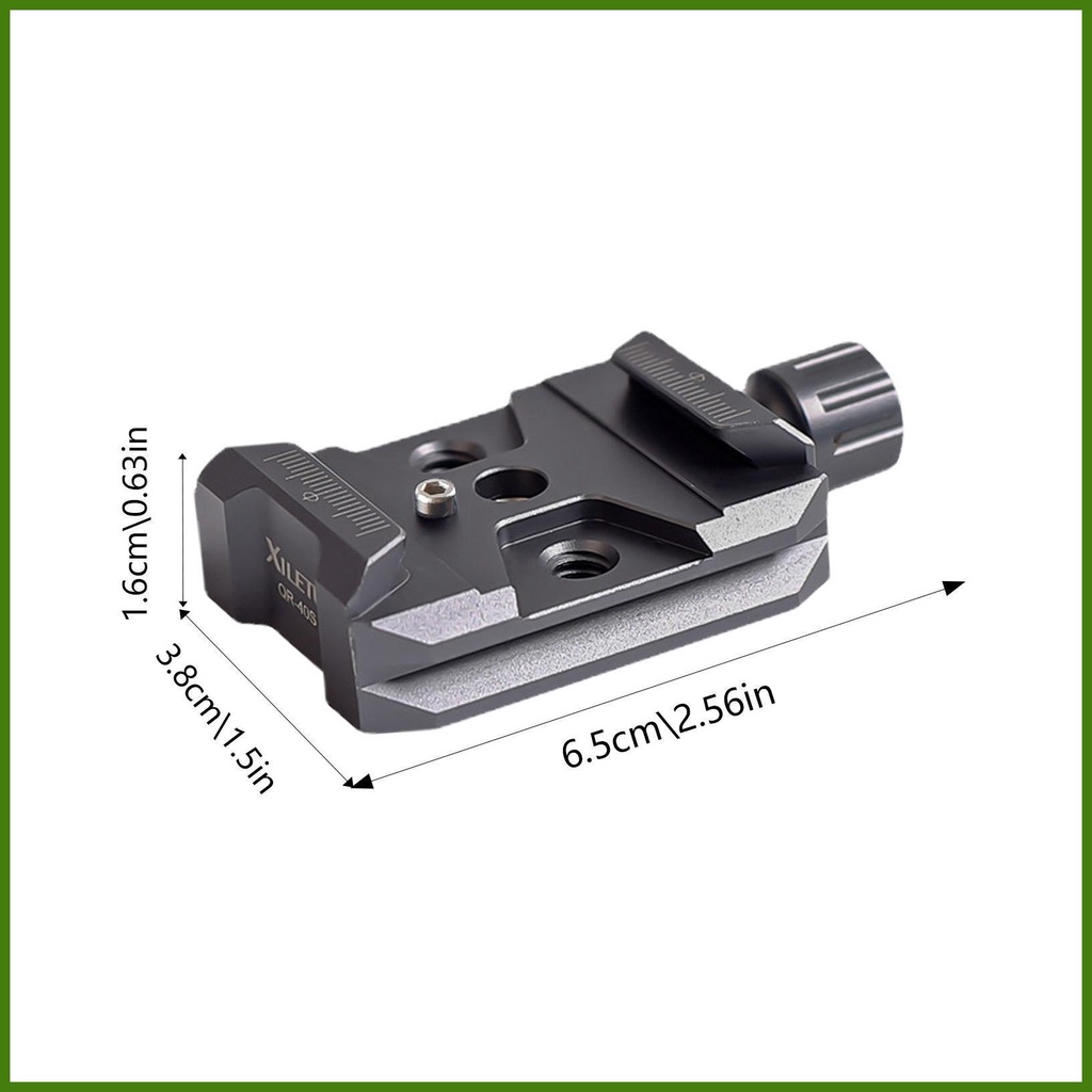 Tấm Tháo Lắp Nhanh Bằng Hợp Kim Nhôm Thông Dụng Cho Chân Đế Máy Ảnh