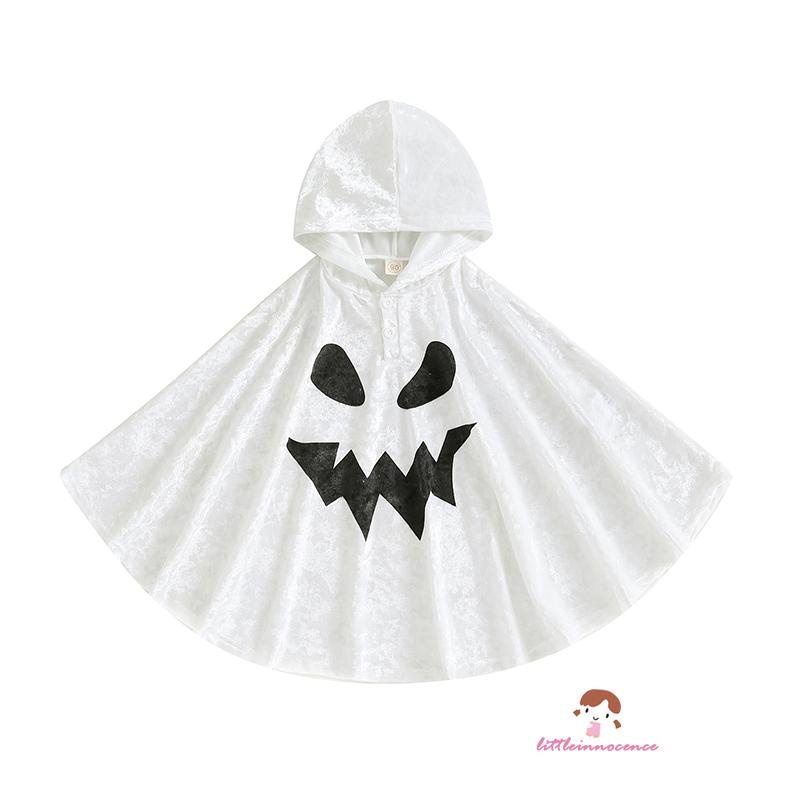 Áo Choàng Hóa Trang Ma Dễ Thương Cho Bé 2-7 Tuổi Dịp halloween