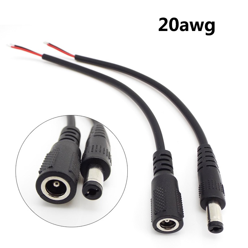 Dây Cáp Nối Nguồn 16 / 18 / 20 / 22awg 7a 10a dc 5.5x2.1mm vnh2