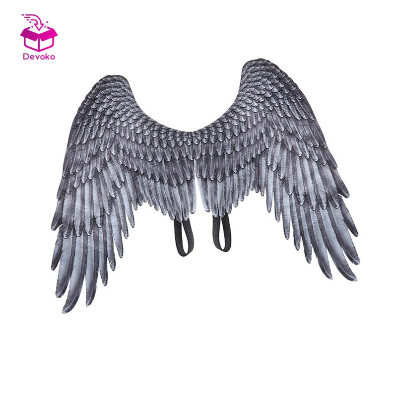 Mô Hình Cánh Thiên Thần Bằng Vải Không Dệt Trang Trí halloween Cho Bé 5-10 Tuổi