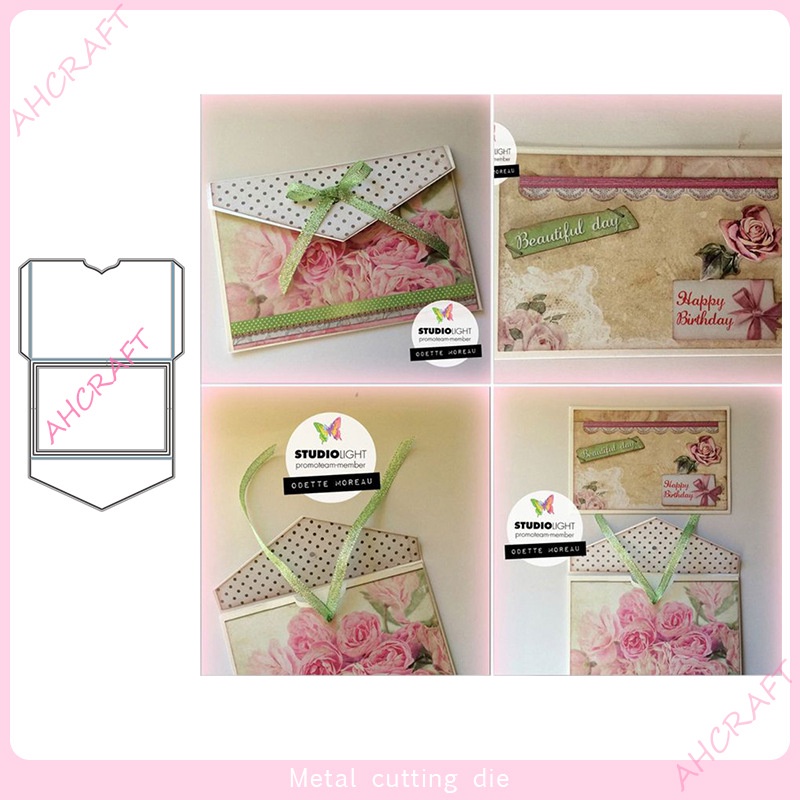 Khuôn Cắt Giấy Kim Loại Hình Phong Bì 3142