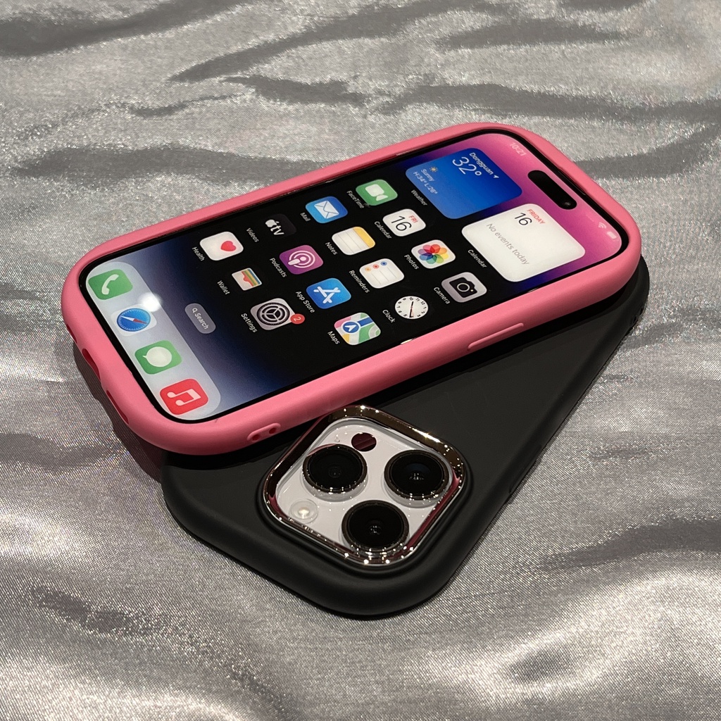 Ôp Điện Thoại Silicon Dẻo Hình oval Thời Trang Chống Rơi Cho iphone 11 12 13 14 pro max 14promax Ốp