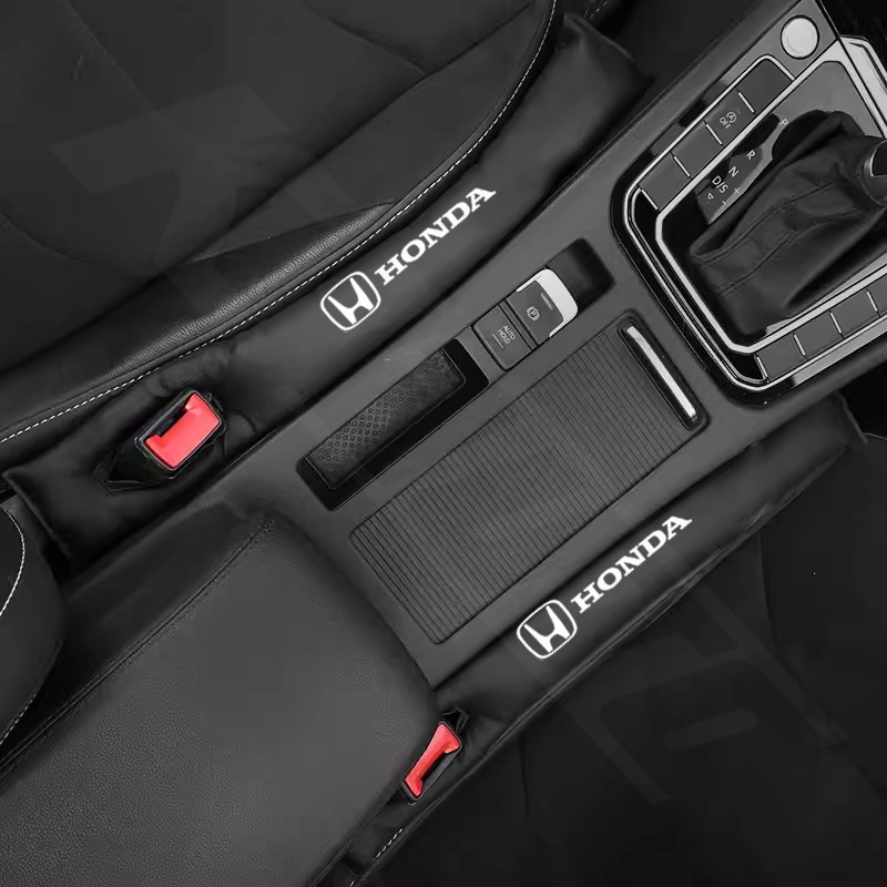 1 / 2 Đệm Lót Khe Hở Ghế Ngồi Xe Hơi honda city jazz civic crv hrv brv brv type r mugen