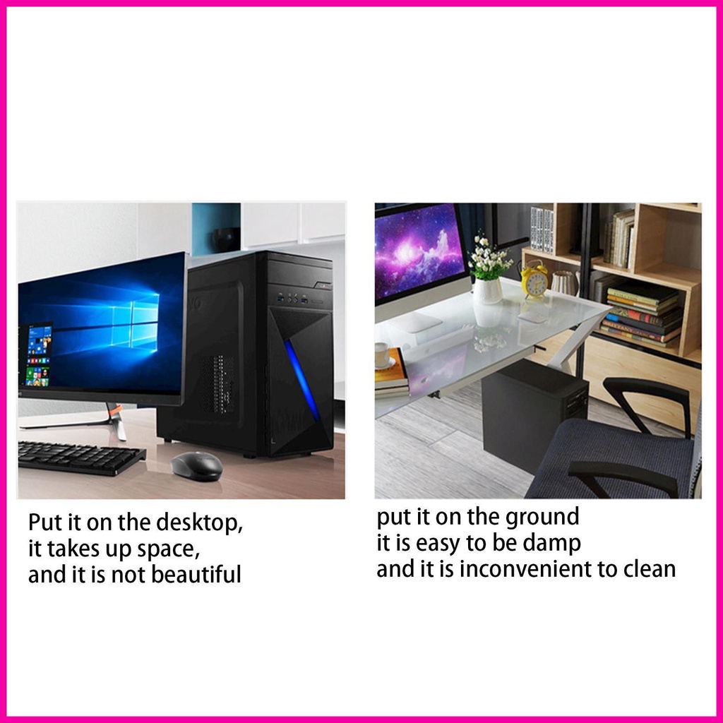 Giá Đỡ Máy Tính pc / Máy Tính Để Bàn Hình Tháp cpu Gắn Tường / Dưới Bàn Tiện Lợi