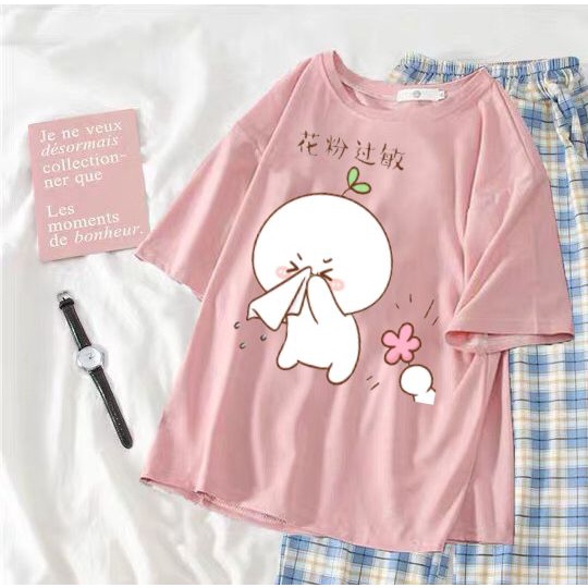 SÉT ÁO MẦM LÁ KHÓC KÈM QUẦN KẺ RẤT DỄ THƯƠNG