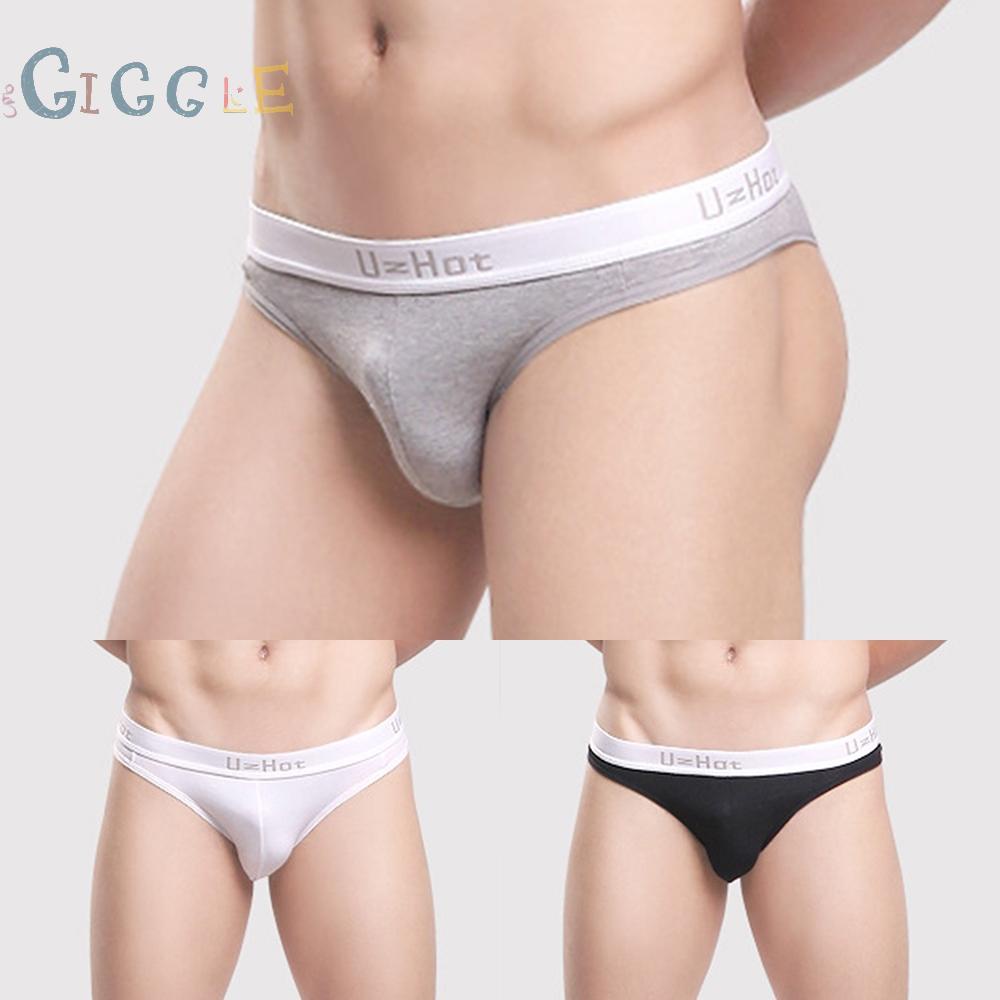 Mens Panties Bulge Stretchy Comfy T-Back Cotton Tangas Elastic G-String