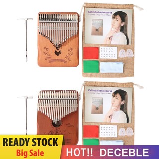 Đàn kalimba 21 Phím Bằng Gỗ Trơn Di Động