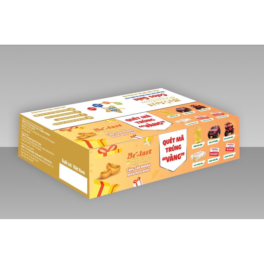1 THÙNG 48 HỘP SỮA BỘT PHA SẴN BIOLAIT COLOS GAIN 110ML PHÁT TRIỂN THỂ LỰC VÀ TĂNG CÂN