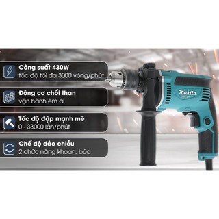 Thân máy khoan chính hãng makita m8103kx2b đầu 13mm. lk