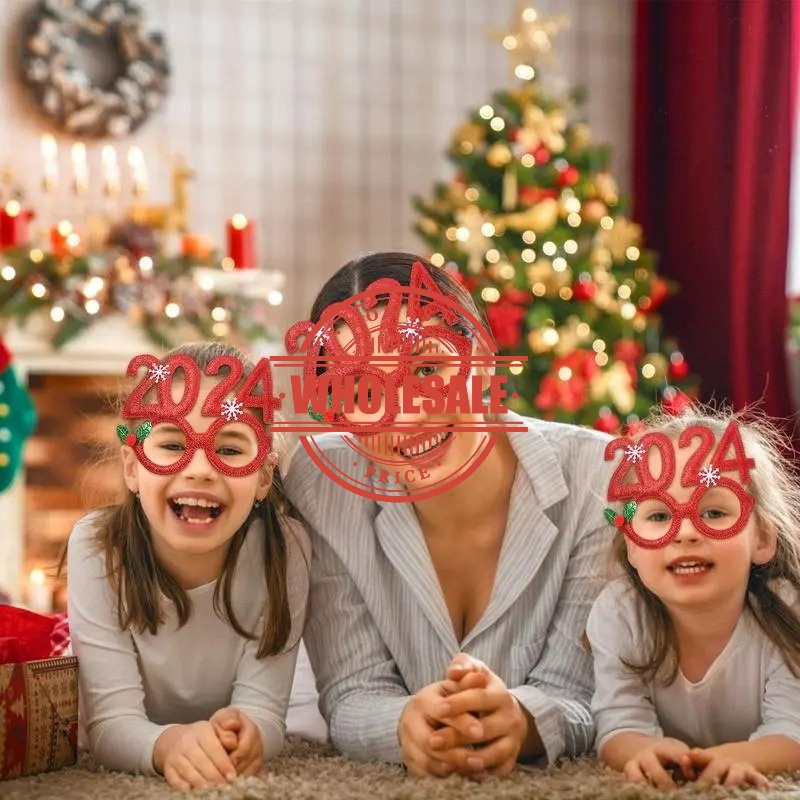 Gọng Kính Hình Ông Già Noel / Cây Thông Giáng Sinh / Chúc Mừng Giáng Sinh / Người Lớn Trẻ Em Trang Trí Tiệc Năm Mới