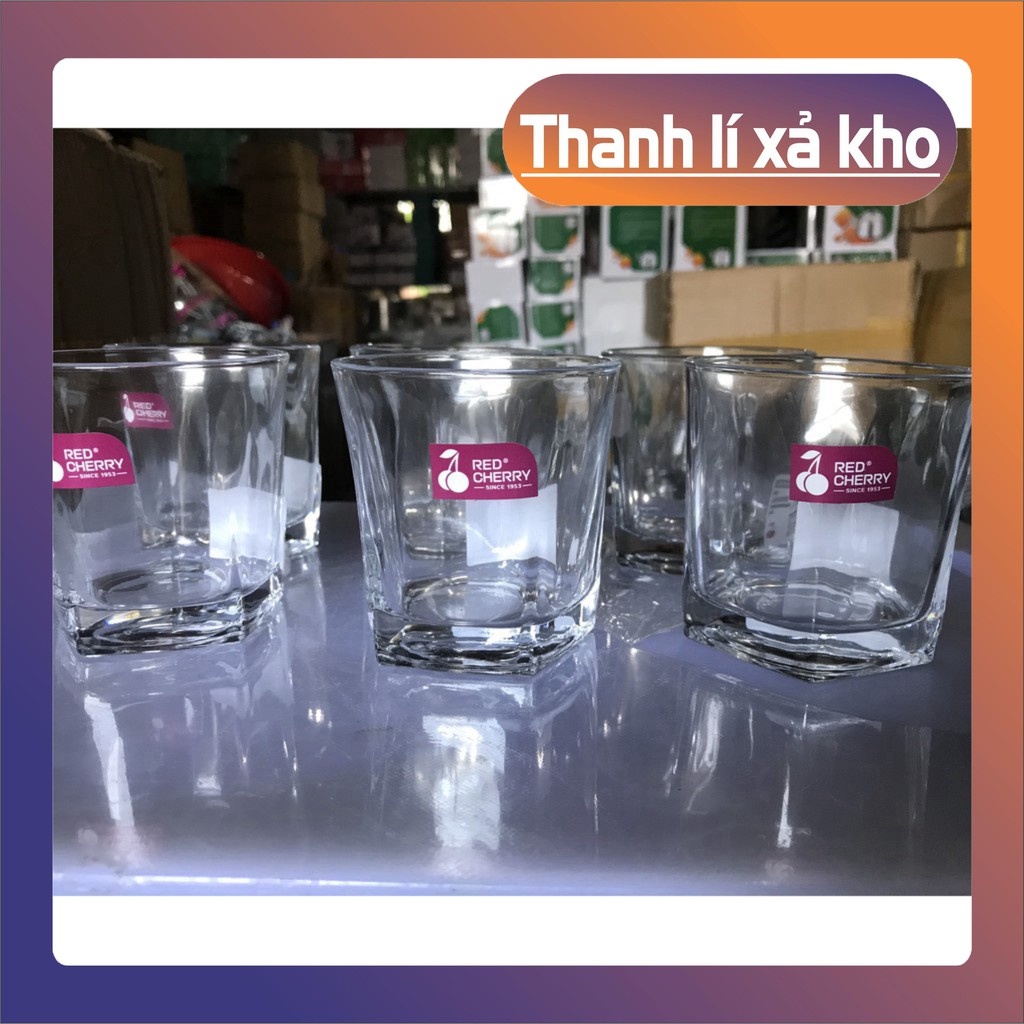 BỘ 6 LY THỦY TINH 5 CẠNH,LY THỦY TINH UỐNG TRÀ, CAFE, Cốc thuỷ tinh 5 cạnh Uống Trà, Cà Phê với thiết kế đơn gian