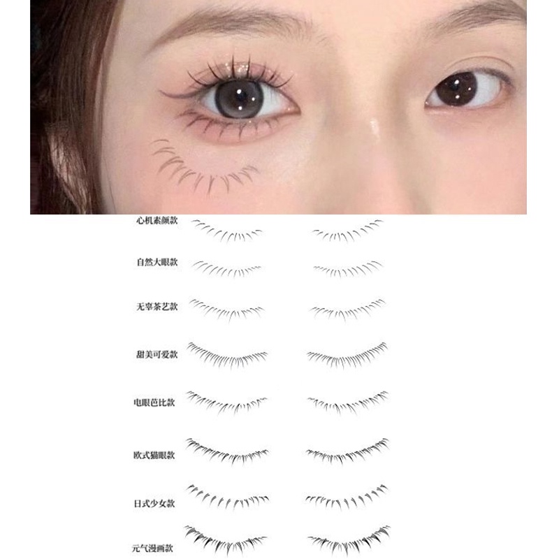 Hình Xăm Dán Mi Giả 3d Tự Nhiên Độc Đáo