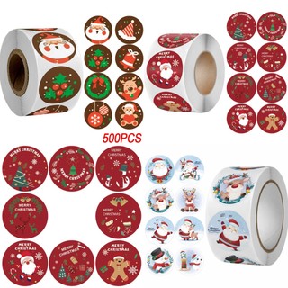 Bộ 500 nhãn dán trang trí giáng sinh diy