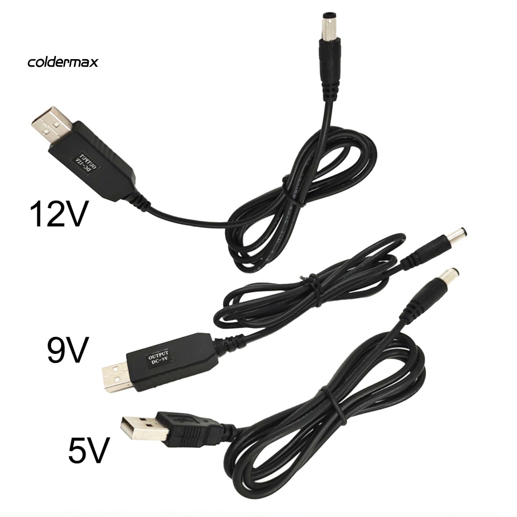 Dây Cáp Chuyển Đổi usb dc 5v Sang 5v / 9v / 12v 55x21mm