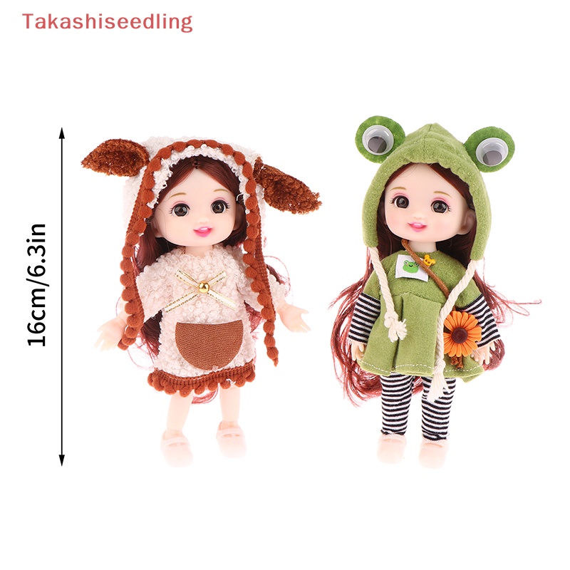 Búp Bê Công Chúa mini 16cm Dễ Thương Dùng Làm Quà Tặng Sinh Nhật Cho Bé Gái
