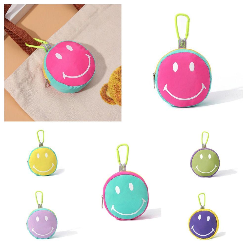 Daron1 Ví Đựng Tiền Xu / Tai Nghe mini Hình Mặt Cười Phong Cách Hàn Quốc